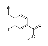 Methyl 4-broMoMethyl-3-iodobenzoate Structure