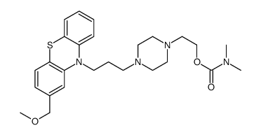2-[4-[3-[2-(methoxymethyl)phenothiazin-10-yl]propyl]piperazin-1-yl]ethyl N,N-dimethylcarbamate Structure