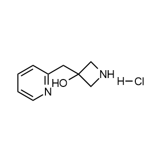 3-(吡啶-2-基甲基)氮杂环丁烷-3-醇盐酸盐结构式