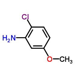 2-氯-5-甲氧基苯胺结构式