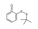 2-(tert-butyldisulfanyl)-1-oxidopyridin-1-ium结构式