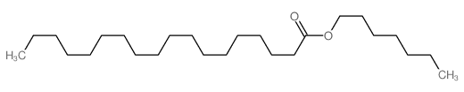 Octadecanoic acid,heptyl ester Structure