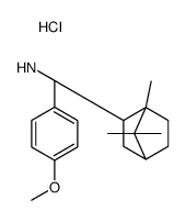 (4-methoxyphenyl)methyl-(4,7,7-trimethyl-3-bicyclo[2.2.1]heptanyl)azanium,chloride结构式
