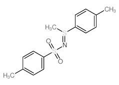 Benzenesulfonamide,4-methyl-N-[methyl(4-methylphenyl)-l4-sulfanylidene]-结构式