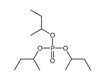 TRIS(1-METHYLPROPYL) PHOSPHATE) Structure