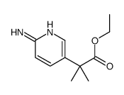 2-(6-氨基-吡啶-3-基)-2-甲基-丙酸乙酯结构式