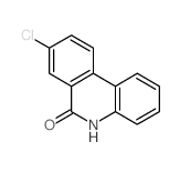 6(5H)-Phenanthridinone,8-chloro-结构式
