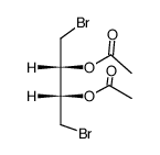 2,3-Butanediol, 1,4-dibromo-, diacetate, (R,S)-结构式