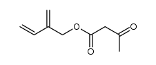 2-methylene-3-butenyl 3-oxobutanoate结构式