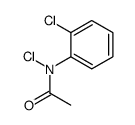 N-chloro-N-(2-chlorophenyl)acetamide结构式
