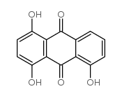 1,4,8-三羟基蒽酮结构式