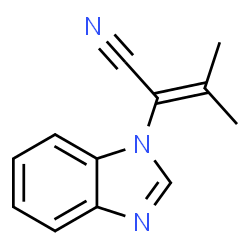 1H-Benzimidazole-1-acetonitrile,alpha-(1-methylethylidene)-(9CI) Structure