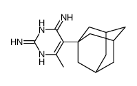 2,4-diamino-5-adamantyl-6-methylpyrimidine structure