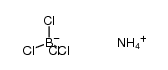 ammonium tetrachloroborate Structure