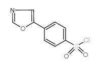 4-(噁唑-5-基)苯磺酰氯结构式