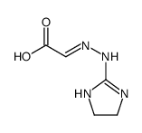 Acetic acid, [(4,5-dihydro-1H-imidazol-2-yl)hydrazono]- (9CI) Structure