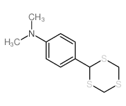 N,N-dimethyl-4-(1,3,5-trithian-2-yl)aniline结构式