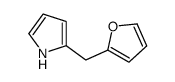 2-(furan-2-ylmethyl)-1H-pyrrole结构式