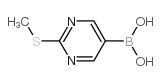 2-甲硫基嘧啶-5-硼酸结构式