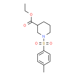 乙基1-甲苯磺酰哌啶-3-甲酸基酯结构式