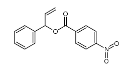 1-phenylallyl p-nitrobenzoate结构式