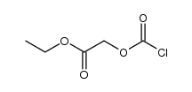 chlorocarbonyloxy-acetic acid ethyl ester Structure