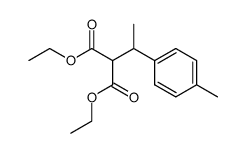 diethyl 2-(1-(4'-methylphenyl)-ethyl)malonate结构式