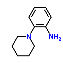 2-(1-Piperidinyl)aniline Structure