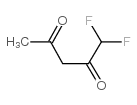 2,4 -戊二酮,1,1二氟结构式