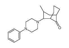 3-methyl-4-(4-phenylpiperazin-1-yl)bicyclo[3.3.1]nonan-9-one结构式