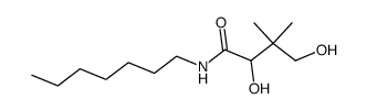 N-heptyl-2,4-dihydroxy-3,3-dimethylbutyramide Structure