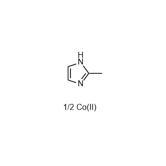 单钴(II)双(2-甲基-1H-咪唑)结构式