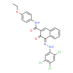 N-(4-ethoxyphenyl)-3-hydroxy-4-[(2,4,5-trichlorophenyl)azo]naphthalene-2-carboxamide picture