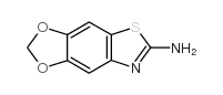 [1,3]二氧戊环并[4',5':4,5]苯并[1,2-d]噻唑-6-胺结构式