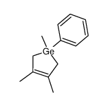 1,3,4-trimethyl-1-phenyl-1-germacyclopent-3-ene Structure