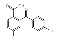 4-chloro-2-(4-chlorobenzoyl)benzoic acid Structure
