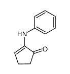 2-phenylamino-2-cyclopenten-1-one Structure