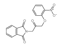 2-[3-(2-nitrophenoxy)-2-oxo-propyl]isoindole-1,3-dione Structure