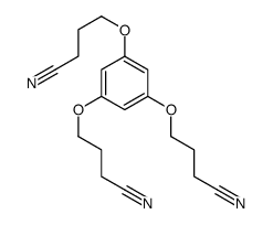 4-[3,5-bis(3-cyanopropoxy)phenoxy]butanenitrile结构式