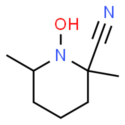 2-Piperidinecarbonitrile, 1-hydroxy-2,6-dimethyl- (9CI)结构式
