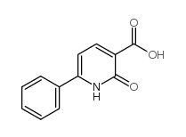 2-氧代-6-苯基-1,2-二氢-3-吡啶羧酸结构式
