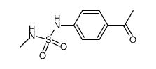 N-(4-Acetylphenyl)-N'-methylsulfamide结构式