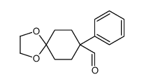 8-苯基-1,4-二氧螺[4.5]癸烷-8-甲醛结构式