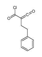 2-(oxomethylidene)-4-phenylbutanoyl chloride结构式