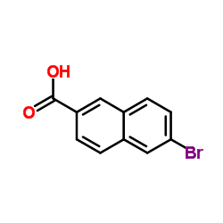 6-溴-2-萘甲酸结构式