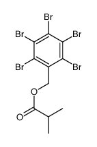 (2,3,4,5,6-pentabromophenyl)methyl 2-methylpropanoate Structure