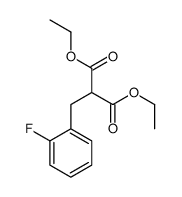 diethyl 2-[(2-fluorophenyl)methyl]propanedioate Structure