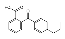 2-(4-丙基苯甲酰基)苯甲酸结构式