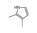 2,3-dimethyl-1H-pyrrole Structure