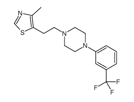 4-methyl-5-[2-[4-[3-(trifluoromethyl)phenyl]piperazin-1-yl]ethyl]-1,3-thiazole Structure